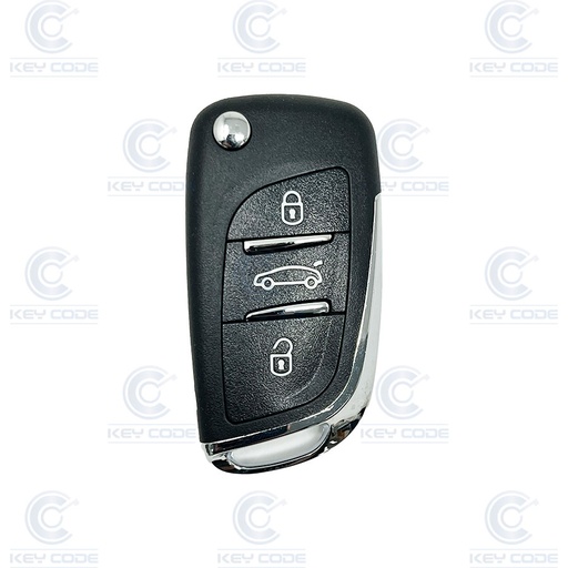 [PSA83CS3B-CT] PSA 3 BUTTONS REMOTE CASE FLIP REMOTE HU83 (BATTERY IN BOARD)