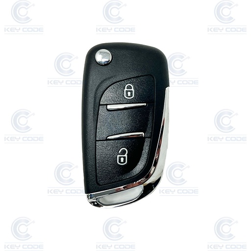 [PSA2CS2B-CT] COQUE TELECOMMANDE PLIABLE PSA 2 BOUTONS VA2 (PILE SUR CIRCUIT)