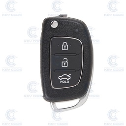 [HY108TE07-OE] HYUNDAI FLIP REMOTE 3 BUTTONS FOR I40 (2015) (954303Z522) CRYPTO 40180 ID6D-60  433 MHZ FSK - ORIGINAL - 