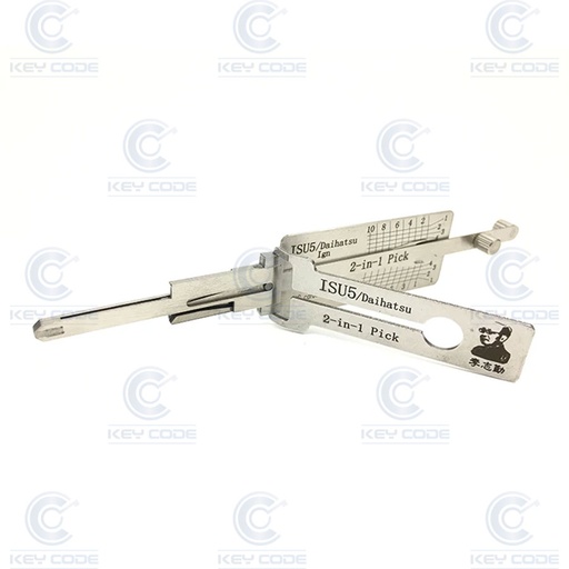 [ISU5+IGN] LISHI PICK DECODER 2 IN 1 ISU5+IGN (IGNITION) ISUZU, TOYOTA, DAIHATSU AND MITSUBISHI / ANTIGLARE