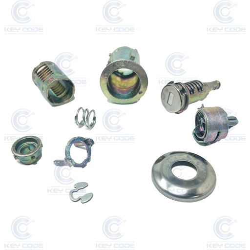 [RN6CP07B-OE] SERRURE PORTE GAUCHE RNLT FLUENCE DEMONTEE (8201063550) CARTE INSERT DE SECOURS VA6 (SANS INSERTS) - ORIGINAL 