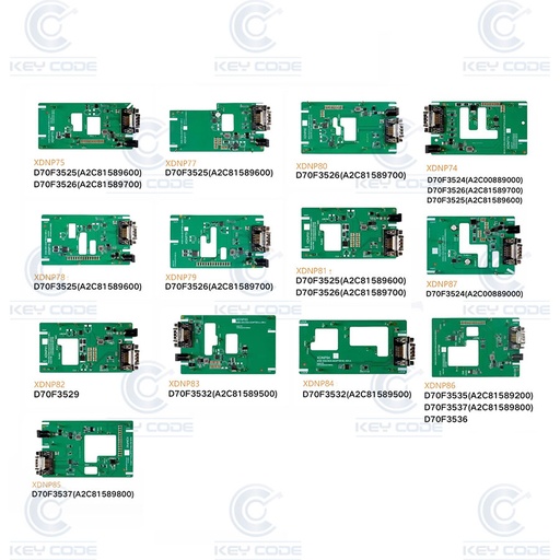 [VVDI-XDNPM3GL] ADAPTADORES XHORSE XDNPM3GL MQB48 SEM DESOLDAR PARA VVDI PROG, MULTI PROG E VVDI KEY TOOL PLUS