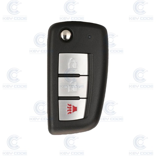 [NI102TE14-OE] TELECOMMANDE PLIABLE AVEC 3 BOUTONS POUR QASHQAI J11 (2013-2016) ET PULSAR C13 (2014-2016) - ORIGINALE - 