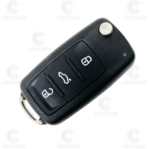 [SK900TE02-OE] SKODA FABIA-OCTAVIA-SUPERB-ROOMSTER-YETI REMOTE KEY  ORIGINAL ID48 (3T0837202C) - ORIGINAL - 