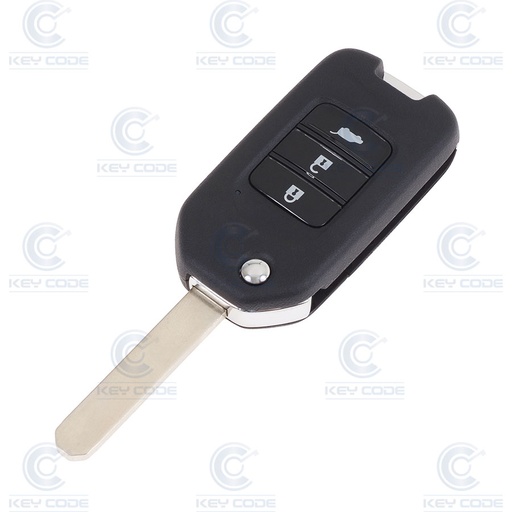 [HO100TE14-OE] TELECOMMANDE PLIABLE HONDA AVEC 3 BOUTONS POUR CR-V (35114T1GE01) ID47 PCF7961X 433 MHZ FSK - ORIGINALE -