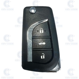 [TO51CS3B-PL] TOYOTA 3 BUTTONS FLIP REMOTE CASE (TOY51)  