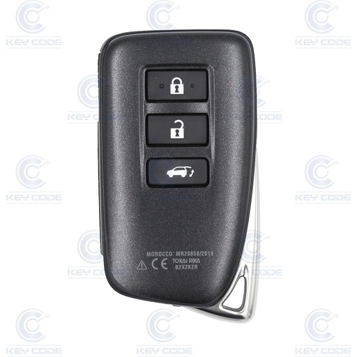 [LE103TE01-OE] COMANDO INTELIGENTE LEXUS 3 BOTÕES RX350 (2016-2020) (89904-48L01, 8990448L01) CRYPTO 128 BITS AES 433 MHZ FSK - ORIGINAL - 