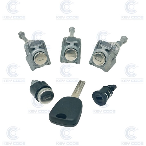 [PSA83JC01-OE]  PSA JUMPY III, EXPERT III LOCK SET (3 DOORS + GAS + GLOVE BOX) HU83 - ORIGINAL -  