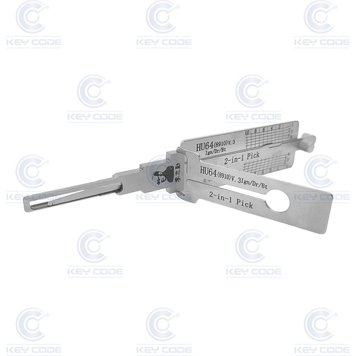 [HU64-8910-AG] LISHI 2  IN 1 HU64-8910 MERCEDES, STARTER, DOOR AND TRUNK  / ANTIREFLECTION