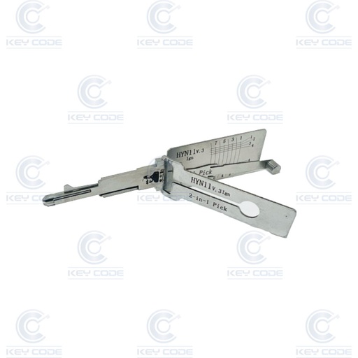 [HYN11(HYN6)+AG] CROCHET LISHI 3-1 HYN11-HYN6 HYUNDAI, KIA (DEMARREUR) / ANTIREFLET