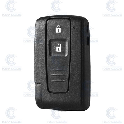 [TO106TE08-AF] CONTROLE REMOTO TOYOTA 2 BOTÕES COROLLA VERSO (2005 - 2011), PRIUS (2006 - 2009) (890700F022, 8907047281) 4D70 433 MHz ASK