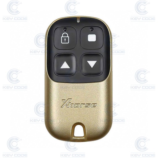 [XKXH05] TÉLÉCOMMANDE DE GARAGE XHORSE XKXH05EN DE 4 BOUTONS COULEUR DORÉE