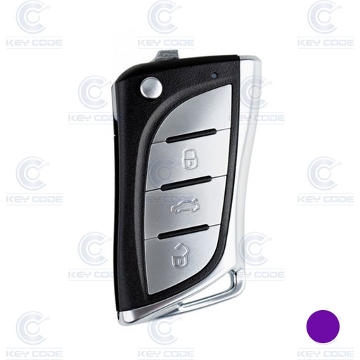 [XKN01-SUPER] MANDO PLEGABLE XHORSE XELEX0EN DE 3 BOTONES PARA TOYOTA, LEXUS CON SUPER CHIP