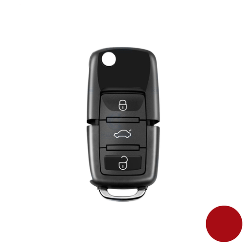 [XK01-V2] MANDO PLEGABLE XHORSE XKB520EN (SEGUNDA GENERACION) DE 3 BOTONES PARA VOLKSWAGEN 