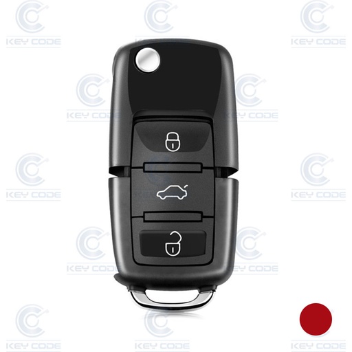 [XK01-V2] XHORSE FLIP REMOTE XKB520EN (2ND GENERATION) 3 BUTTONS FOR VOLKSWAGEN 