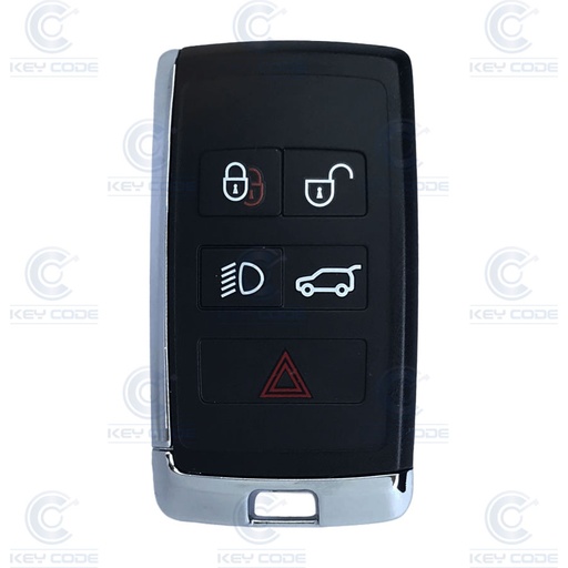 [JG103TE01-AF] MANDO KEYLESS JAGUAR, LAND ROVER DE 5 BOTONES PARA E-PACE, I-PACE, F-PACE, RANGE ROVER (JK5215K601DG, BG) HITAG PRO ID49 433 MHZ FSK HU101