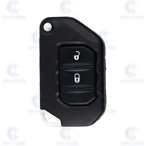 [JP103TE01-AF] MANDO KEYLESS JEEP DE 2 BOTONES PARA WRANGLER HITAG AES PCF7939MA ID4A 433 MHZ ASK SIP22