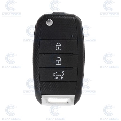 [KI108TE06-OE] CONTROLE DOBRÁVEL 3 BOTÕES KIA PARA RIO IV, SONIC (95430H8700) 433 MHZ FSK - ORIGINAL