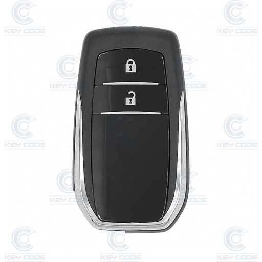[TO102TE13-OE] COMANDO INTELIGENTE TOYOTA DE 2 BOTÕES PARA HILUX (2015+) (899040K490) 433 MHZ FSK - ORIGINAL