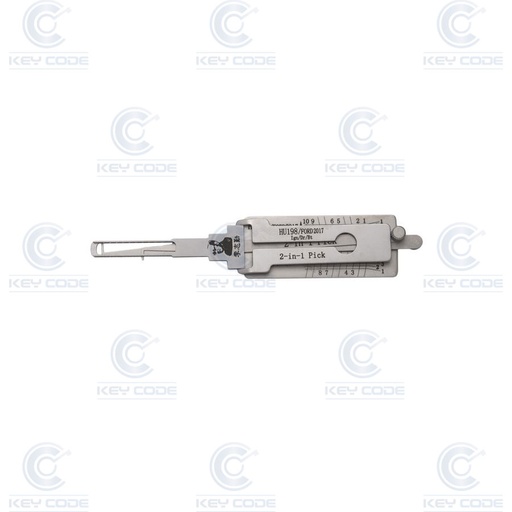 [FO6-H51-AG] GANZUA LISHI 2 EN 1 FO6 H51 PARA FORD (1990)  (5 CUTS) PUERTA Y MALETERO / ANTIREFLEJO 
