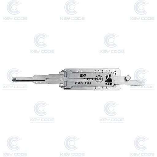 [FO14R-H50-AG] CROCHET LISHI 2 EN 1 FO14R H50 POUR FORD (1990) PORTE / ANTIREFLET