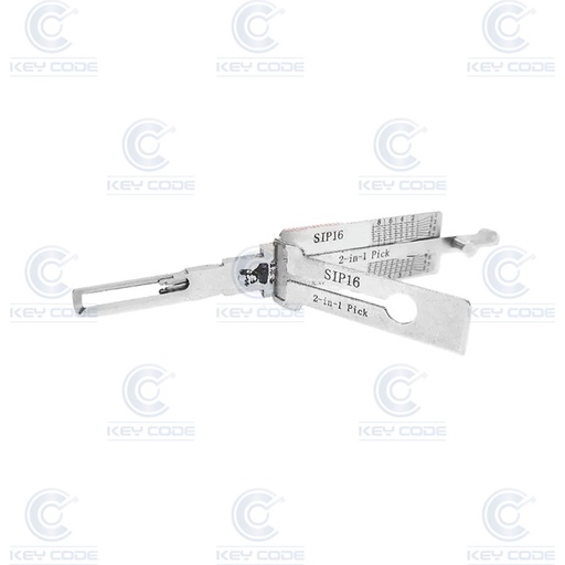 [SIP16-AG] CROCHET LISHI 2 EN 1 SIP16 POUR MASERATI, ALFA ROMEO, FIAT, LANCIA DÉMARRAGE ET PORTE / ANTIREFLET