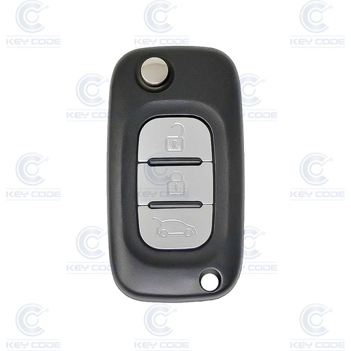 [RN104TE03-OE] COMANDO RETRACTIL RNLT DE 3 BOTÕES PARA TRAFIC III,  MASTER III, KANGOO II, CLIO III, TWINGO II, MODUS, ZOE (FCC ID: CWTWB1G767) - ORIGINAL - 