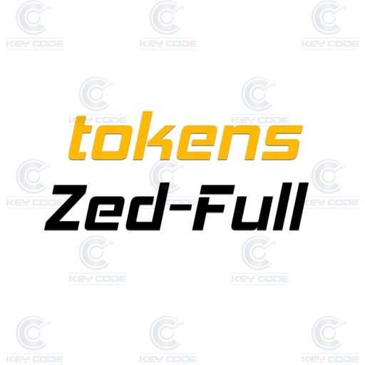 [ZFC-VAG-TOK5] PACK 5 TOKENS PARA PROGRAMAR MQB JOHNSON CONTROL CON ZED FULL