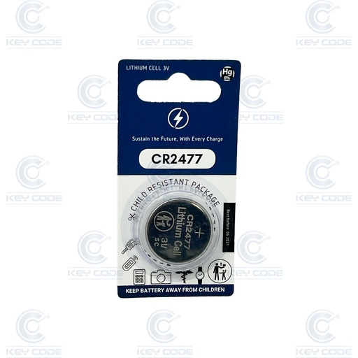 [BAT2477] PILA CR2477 3.0V (1 UNIDAD)