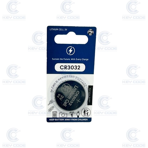 [BAT3032] CR3032 BATTERY 3.0V (1 PIECE)