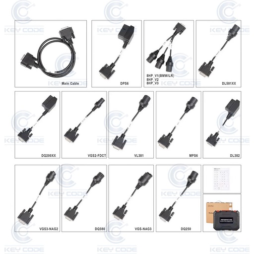 [LAUNCH-TCUCABLE] KIT DE CONECTORES PARA CLONACIÓN DE TCU PARA LAUNCH