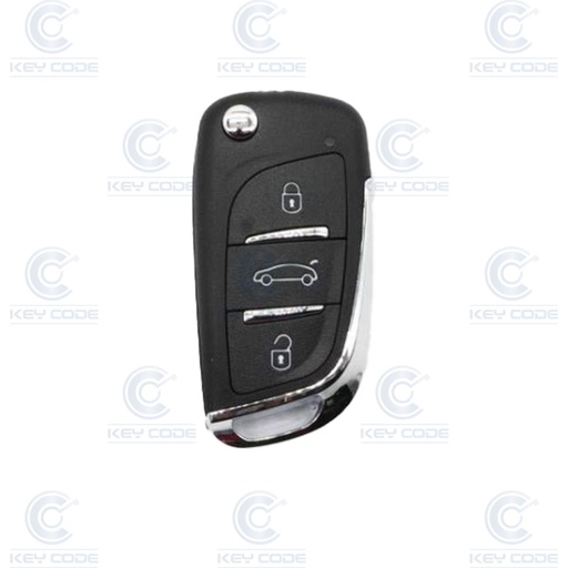 [LAUNCH-LK03] MANDO PLEGABLE UNIVERSAL PSA DE 3 BOTONES PARA LAUNCH