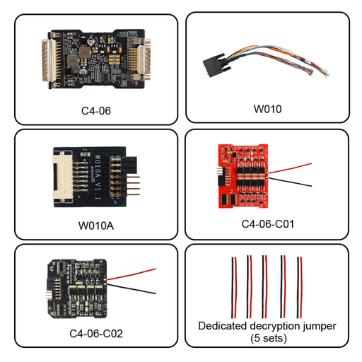 [OBDSTAR-RH850-FULL] KIT COMPLETO DE ADAPTADORES RH850/V850 PARA OBDSTAR KEY MASTER G3, KEY MASTER 5 Y P50 