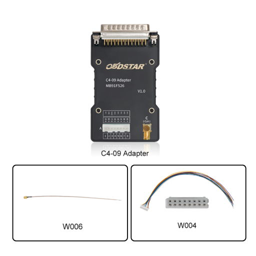 [OBDSTAR-C4-09] KIT D'ADAPTATEURS C4-09 (MB91F526) POUR OBDSTAR KEY MASTER G3 ET DC706