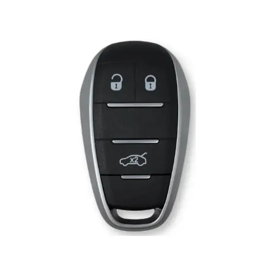 [AL100TE01-AF] TELECOMMANDE KEYLESS AVEC 3 BOUTONS POUR ALFA ROMEO GIULIA (A2C97634900, 156140440) 4A HITAG AES 433 Mhz ASK
