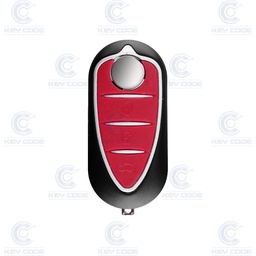 [AL22CS3B-M] CARCASA MANDO ALFA ROMEO MODERNO PLEGABLE 3 BOTONES