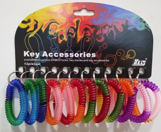 [ANPVC12] EXPOSITOR CON 12 ANILLOS MULTICOLORES DE PVC 