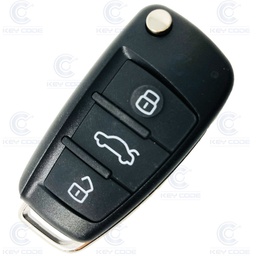 [AU100TE01-AF] 3 BUTTON REMOTE KEY FUR AUDI A3 (+2005) 8P0837220D INF 433 Mhz