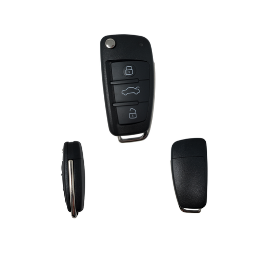 [AU100TE14-AF] AUDI A3 3 BUTTONS KEYLESS GO FLIP KEY REMOTE (433 Mhz)(8V0837220D, 8V0837220P) ID88 128 BITS