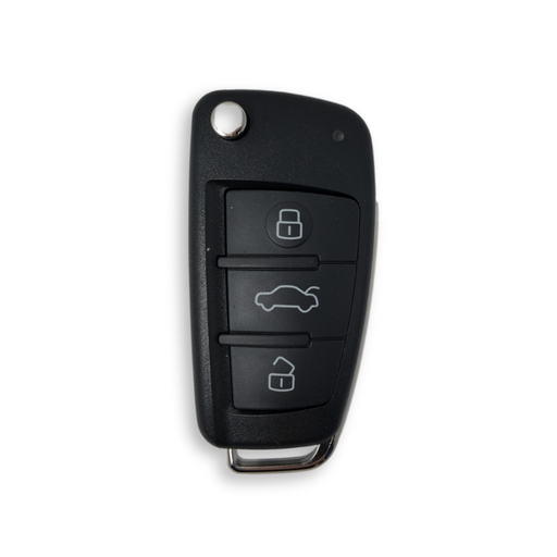 [AU106TE01-AF] TELECOMMANDE PLIABLE AUDI A6, Q7 DE 3 BOUTONS 868 MHZ 8E (4F0837220R) 