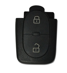 [AU66CS2B-2032] COQUE TELECOMMANDE RONDE 2 BOUTONS AUDI (PILE 2032)