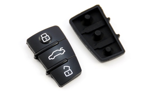 [AUBO3B-M] BOTONERA MANDO AUDI MODERNO 3 BOTONES