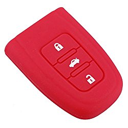 [AUFSM3B-RO]  SILICONE CASE FOR 3-BUTTON INSERTABLE AUDI REMOTES - PINK