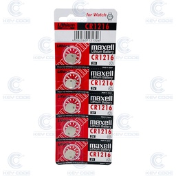 [BAT1216] PILA CR1216 3.0V (5 unidades)