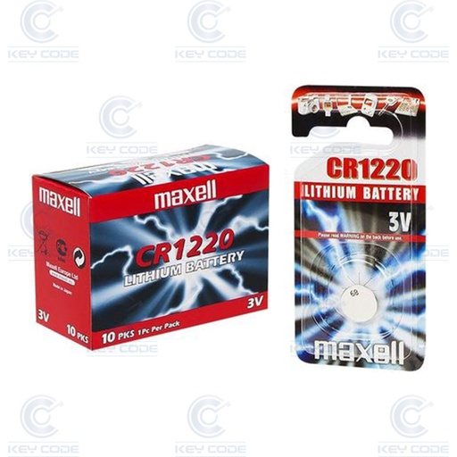 [BAT1220] PILA CR1220 3.0V (10 unidades) 