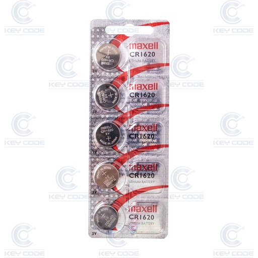 [BAT1620] PILE CR1620 3.0V (5 u.)