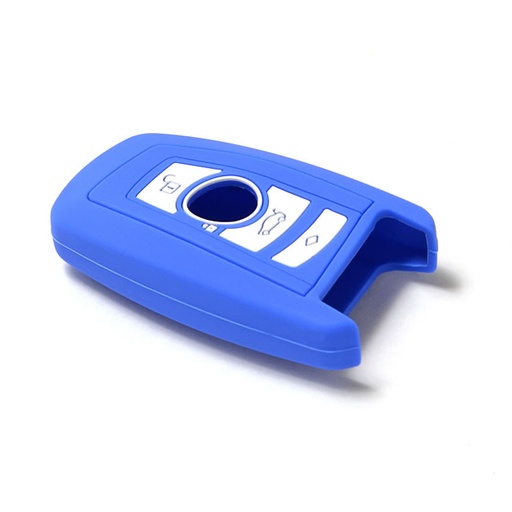 [BWFS-A] FUNDA DE SILICONA PARA MANDOS KEYLESS DE 3 BOTONES DE BMW - AZUL 