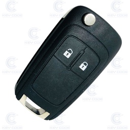 [CH100TE03-OE] CHEVROLET CRUZE, AVEO FLIP 2 BUTTONS REMOTE (PROFILE Z WITTE) PCF7937E ID46 - GENUINE WITHOUT LOGO (ID46-HU100) 433 Mhz FSK
