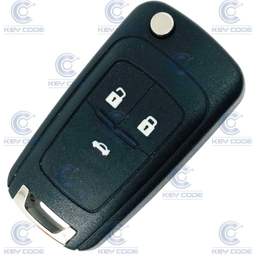 [CH100TE05-AF] MANDO CHEVROLET CRUZE PLEGABLE SMARTKEY 3 BOTONES PCF7952 ID46 - (13500226) 433 Mhz ASK