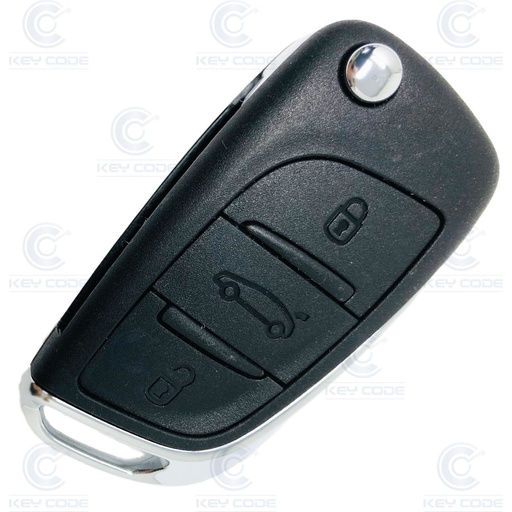 [CI101TE11-OE] TELECOMMANDE PLIABLE AVEC 3 BOUTONS POUR C4 ET DS4 (2010-2016) 6490 TT PCF7941 ID46 (LOGO DS) - 1614304880